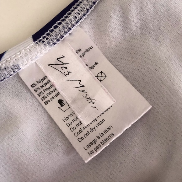 Yes Master American flag print cut out one piece swimsuit sz S - Picture 8 of 11